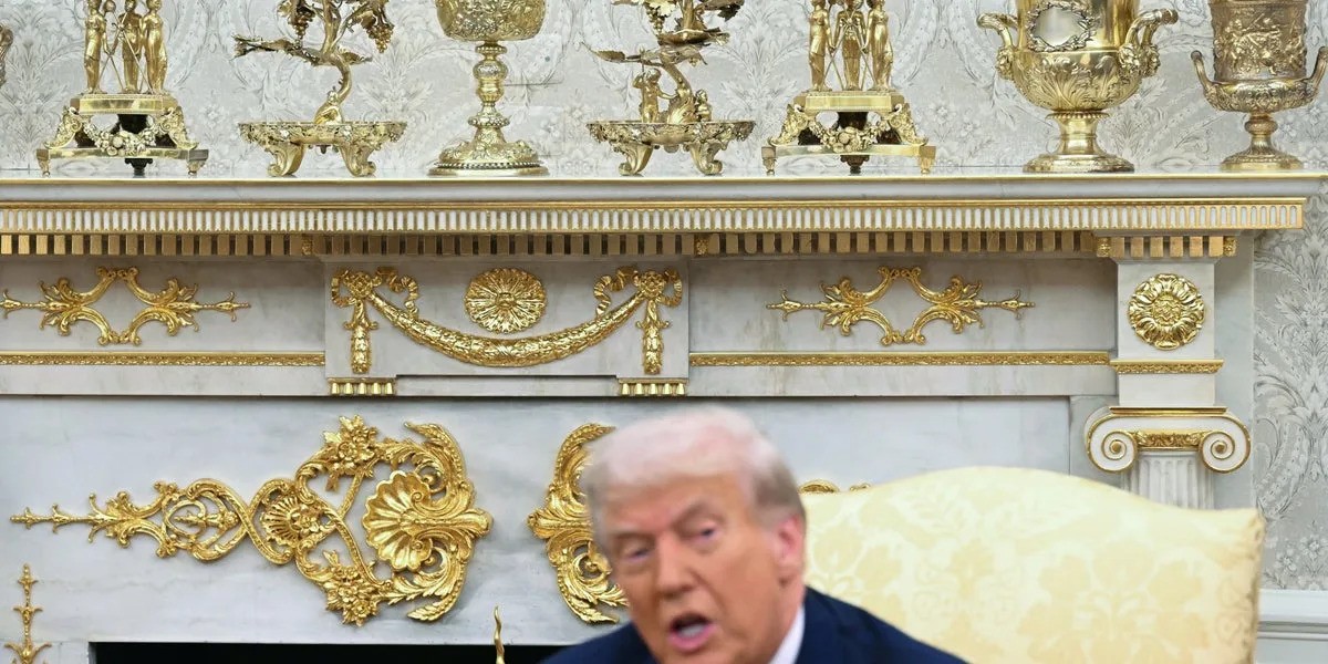 Trump’s Gold-Plated Oval Office: A Palace for the President, Not the People