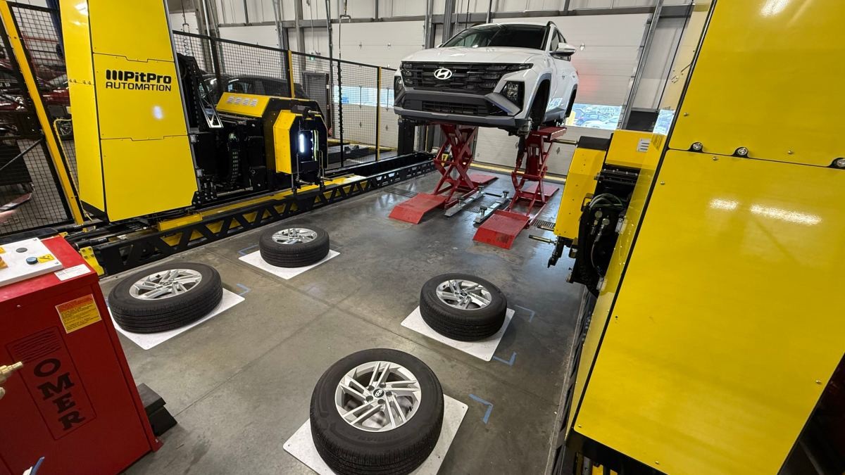 American Innovation Hits the Great White North: Robot Changes Tires in 15 Minutes